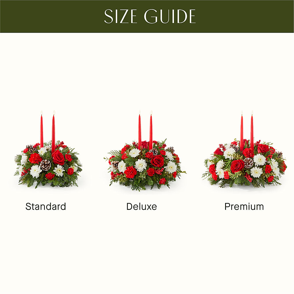 Holiday Soiree Centerpiece –  Perkins Floral, Greenville MS