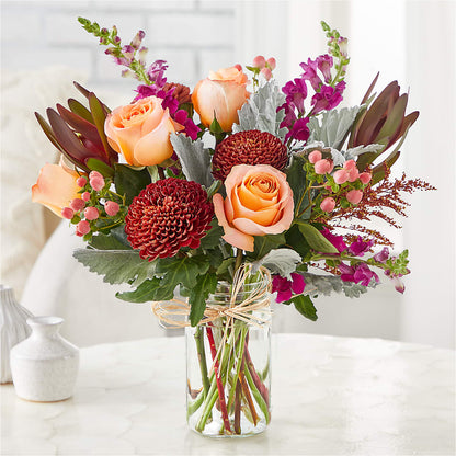 Moody Hues Bouquet –  Perkins Floral, Greenville MS