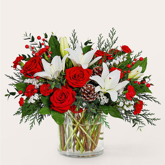 Best in Snow Bouquet –  Perkins Floral, Greenville MS