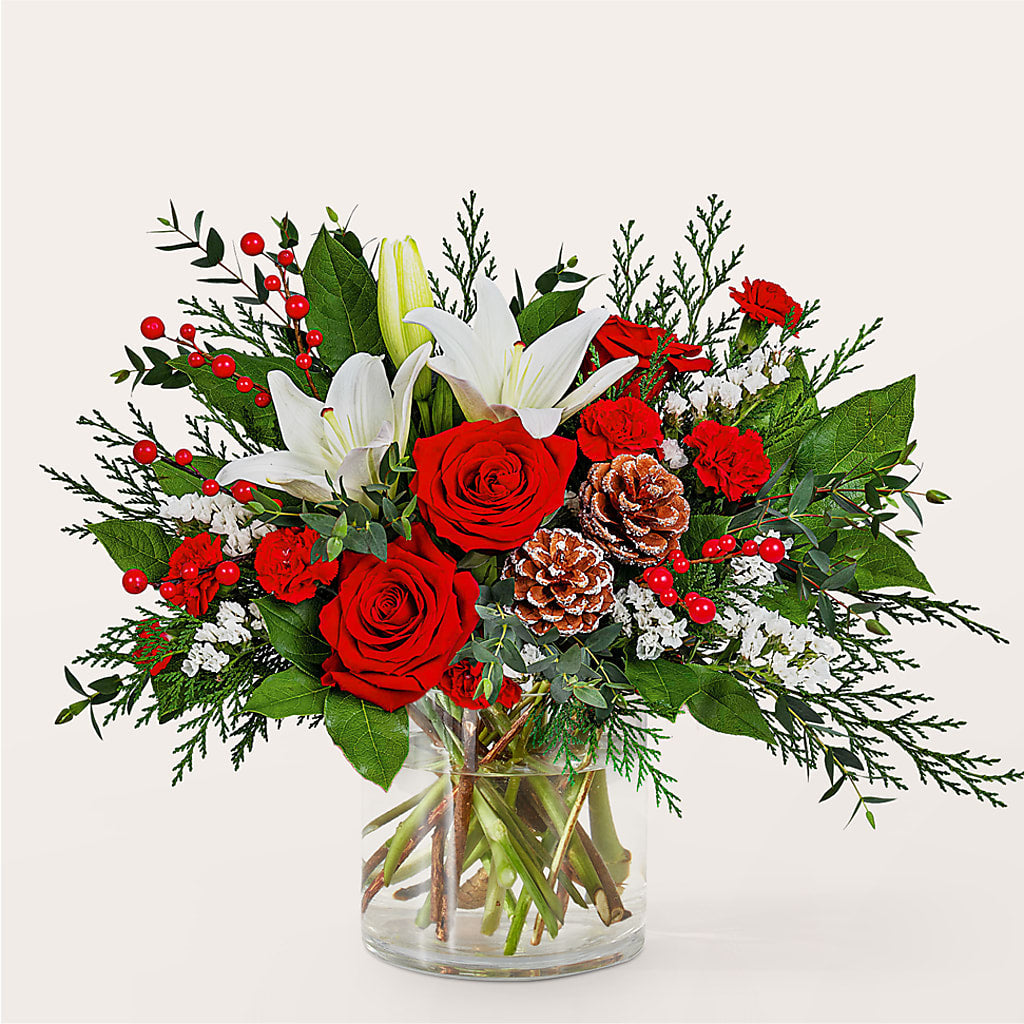Best in Snow Bouquet –  Perkins Floral, Greenville MS