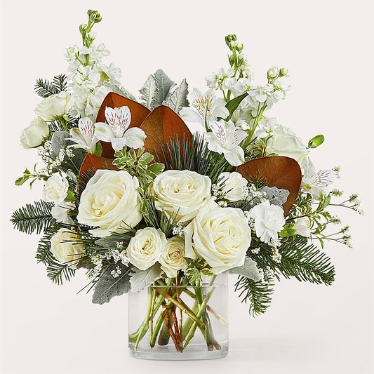 Fresh Snowfall Bouquet –  Perkins Floral, Greenville MS