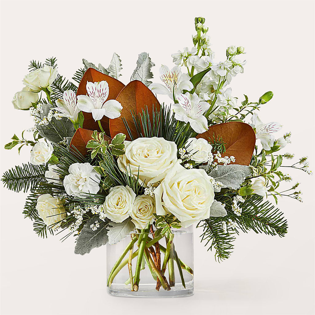 Fresh Snowfall Bouquet –  Perkins Floral, Greenville MS